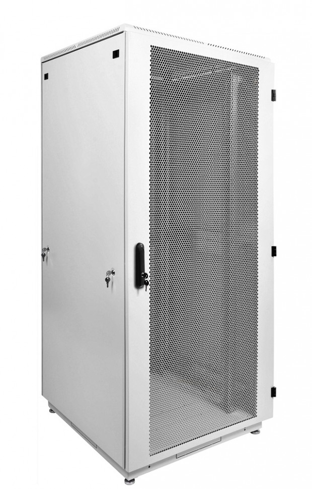 Шкаф телекоммуникационный напольный, 42U, (800x1000мм), дверь перфорированная 2 шт., ЦМО