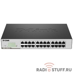 D-Link DGS-1100-24/B2A Настраиваемый компактный коммутатор EasySmart с 24 портами 10/100/1000Base-T