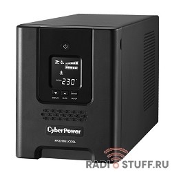 CyberPower PR2200ELCDSL ИБП {Line-Interactive, Tower, 2200VA/1980W USB/RS-232/EPO/SNMPslot (8 IEC С13, 1 IEC C19)}